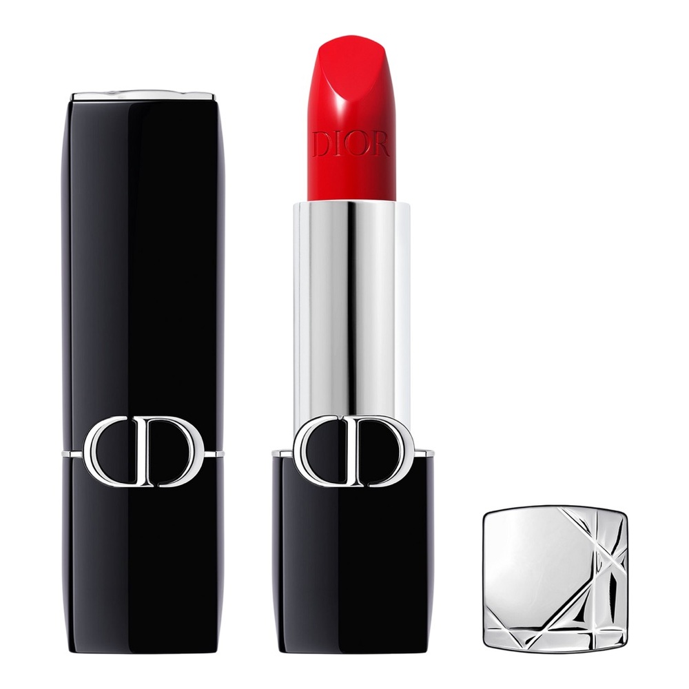 Dior Rouge Lipstick - Vibrant Red #999 Velvet - Picture 1 of 5